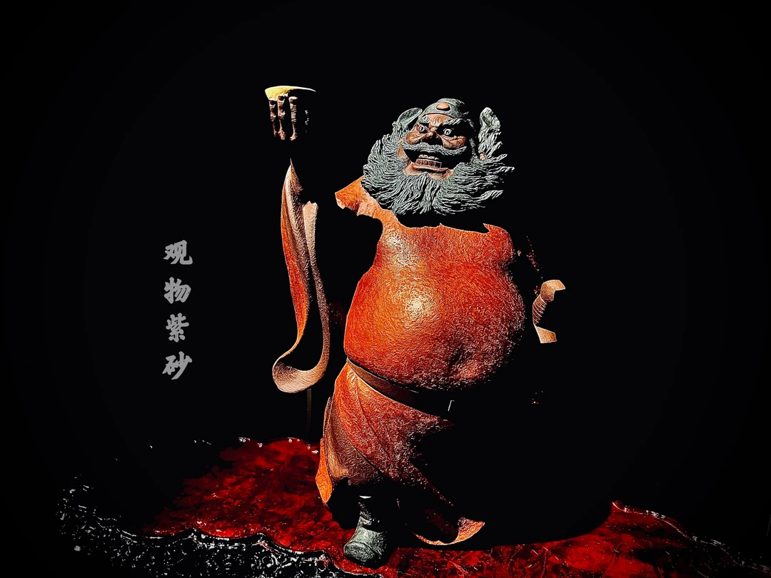 郭栋紫砂茶宠新大夜巡钟馗真宅赐福纳福抓鬼打小人宜兴观物紫砂