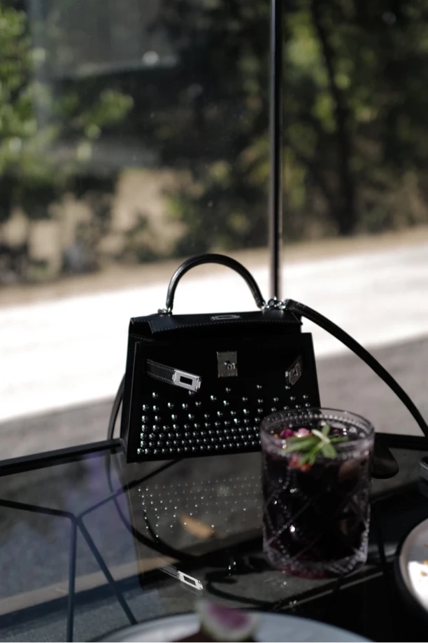 嵿级私人高定工匠手工蜡线 同源爱*仕 A级头层牛皮mini19凯