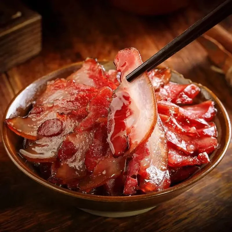 湖北凉城利川土家腊肉拱嘴土家柴火烟熏腊味农家正宗土猪猪拱嘴猪