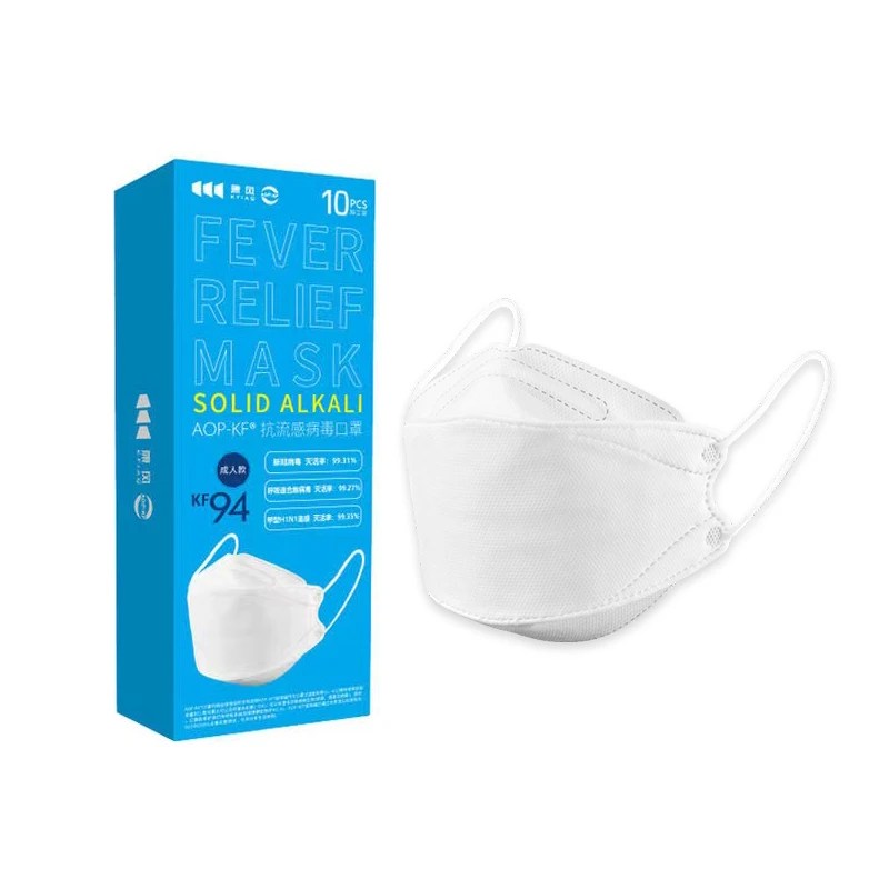 中美专利固体碱康风船型口罩（10只/盒）