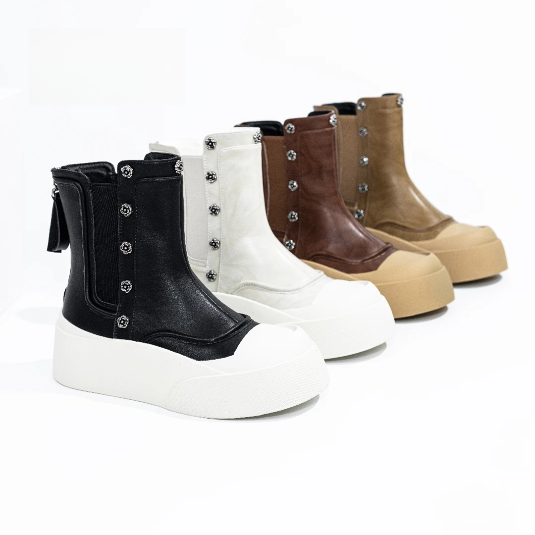 【S】高端时尚百搭马丁靴加绒加厚冬季必备-9208