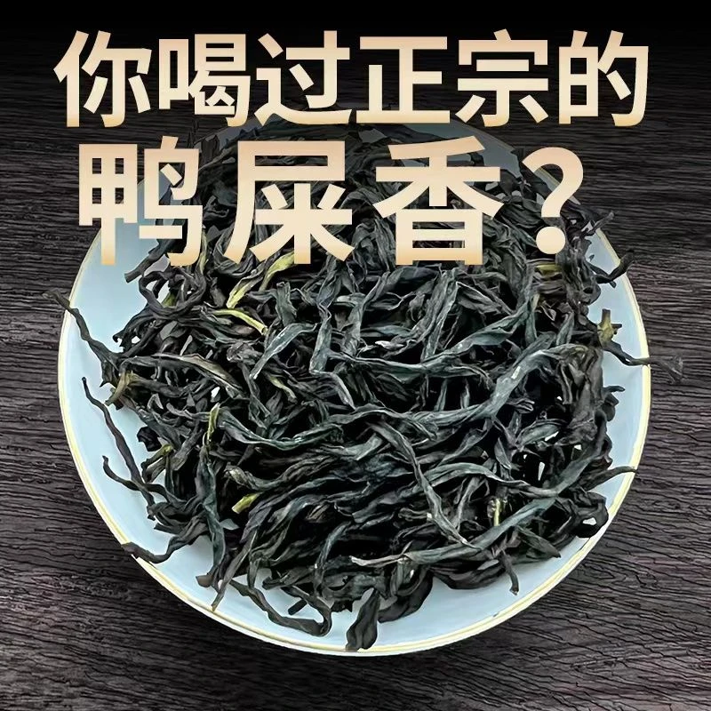 鸭屎香凤凰单枞茶乌龙茶潮州凤凰单丛茶蜜兰香茶大乌叶茶叶袋装
