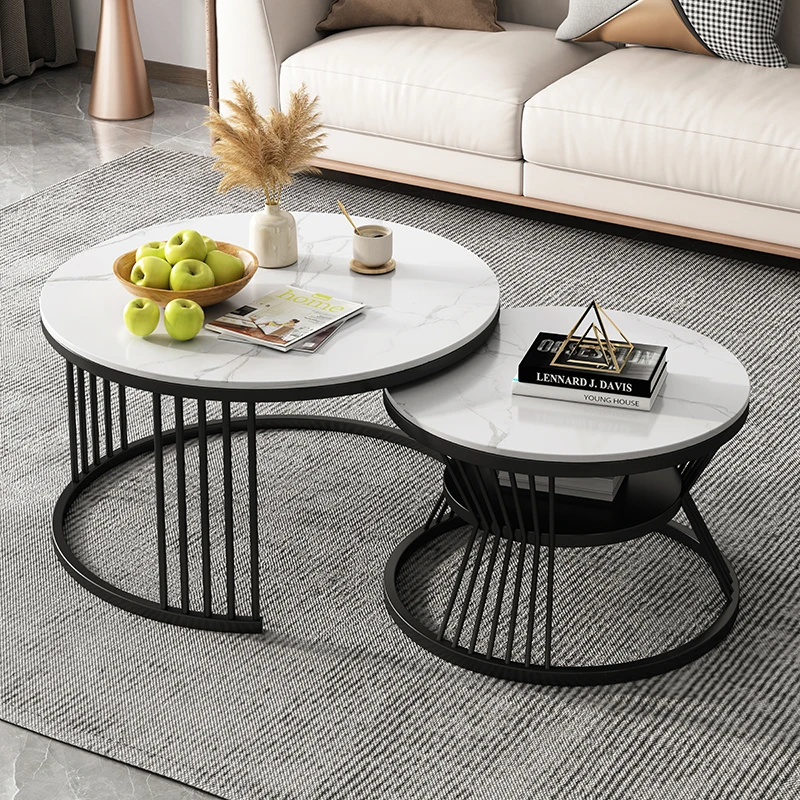 轻奢风小蛮腰茶几