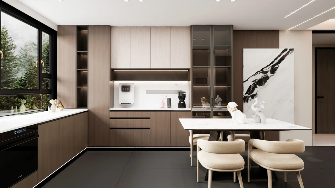 【萧邦系列】橱柜3+3+1米