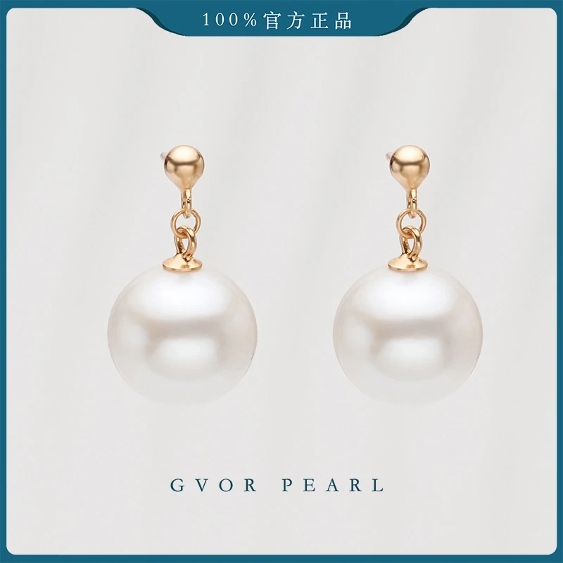 【源头 珍珠奶奶推荐推荐！】S925银白珍珠耳钉11-12mm C1204