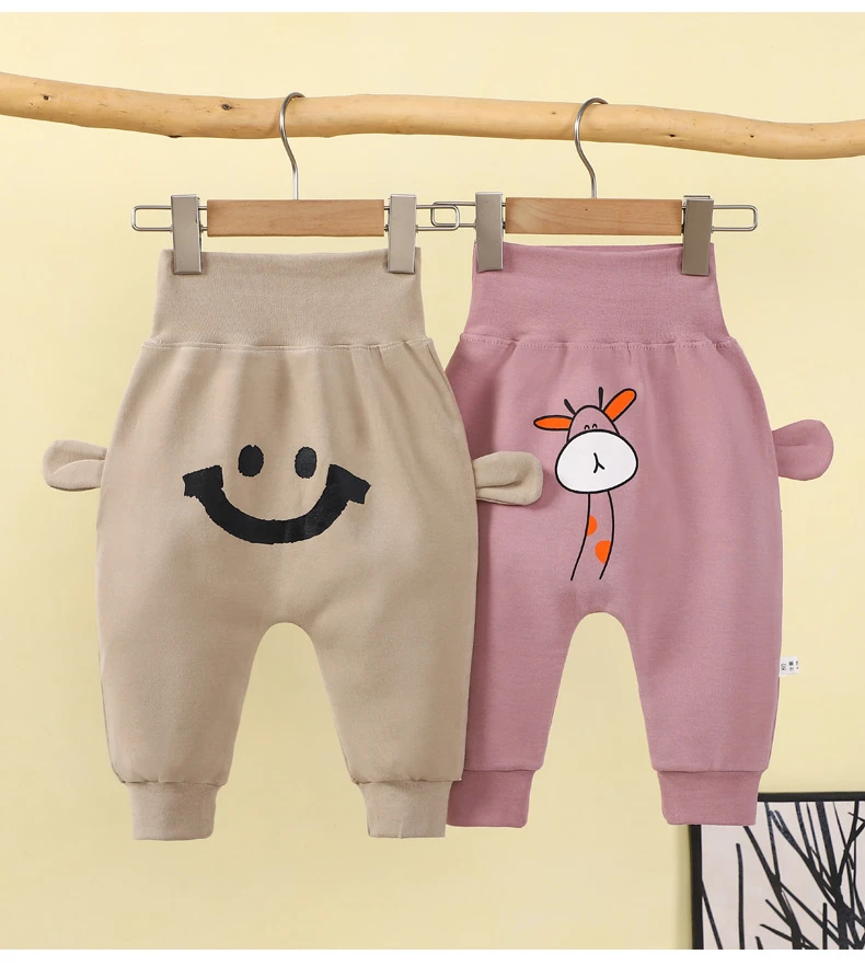 婴儿pp裤儿童高腰护肚大pp裤宝宝秋冬透气屁屁裤新生儿打底裤