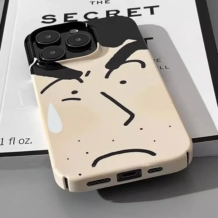 搞怪大叔适用15promax手机壳苹果15/14/13/12/11个性创意菲林壳xr