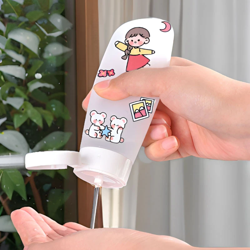 随身分装瓶洗发水分装瓶磨砂家用旅游便携挤压瓶沐浴露化妆品水乳