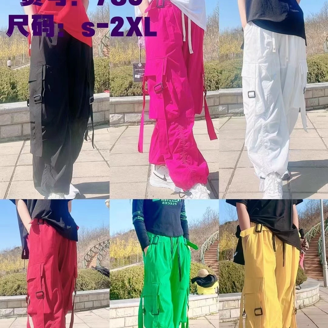 789速干工装褶皱裤男女同款