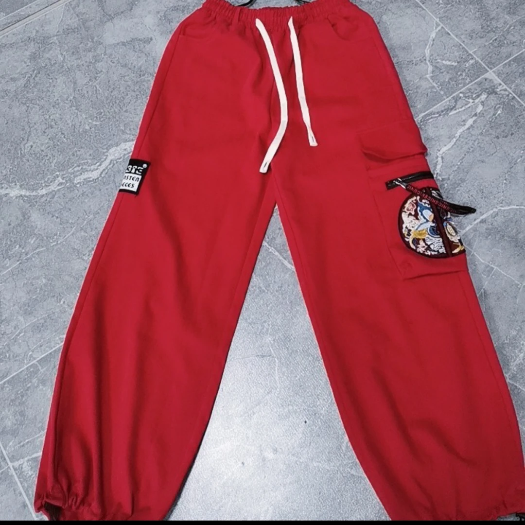 083款男女同款国风工装裤