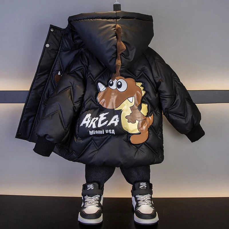 波司澄男童羽绒棉服2023新款宝宝冬装棉袄衣服儿童冬季加绒加厚棉