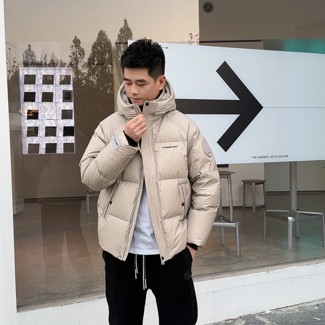 (新国标大朵白鸭绒）极寒加厚连帽免洗羽绒服外套男女【开运穿搭】