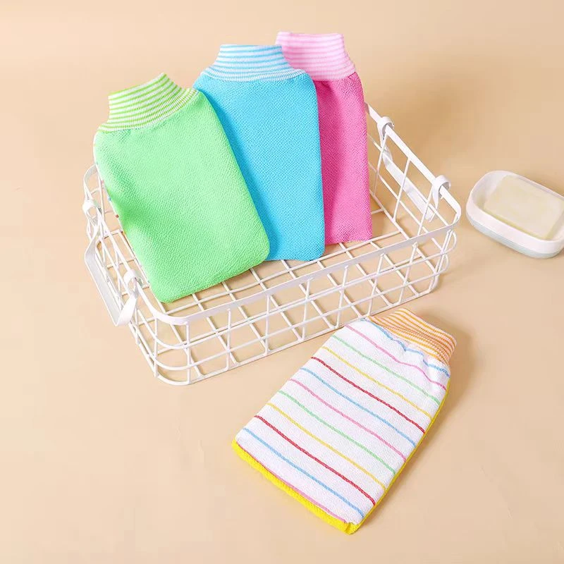 （颜色随机）搓澡巾泥男女双层老式洗澡巾搓澡神器搓背