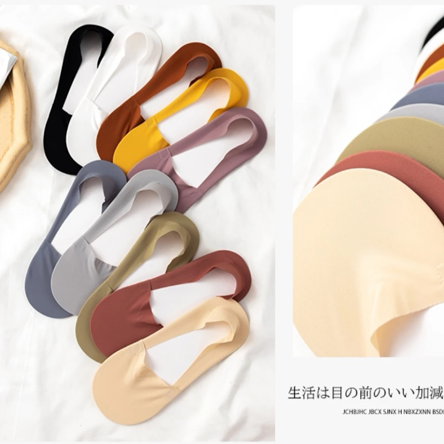 深口船袜 毛巾底防滑不掉跟 深口袜百搭春夏防臭低帮薄款纯色韩版