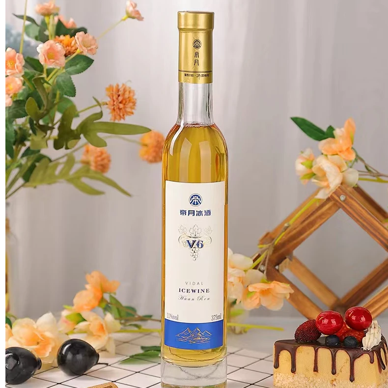 冰酒【酒庄直供】威代尔原汁发酵，冰白葡萄酒v6，375ml/瓶*6