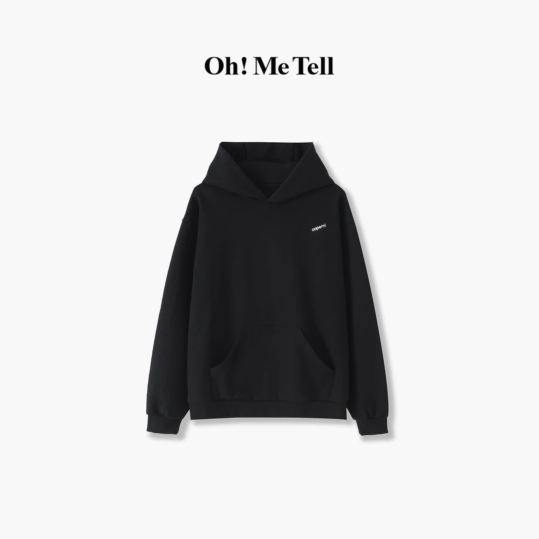 Oh! Me Tell【Jennie同款】【宝藏衣橱】小恶魔宽松休闲加绒连帽卫衣