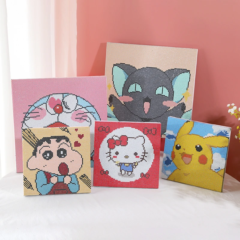 直播间特价A001-A200钻石画  数字油画尺寸30*30CM