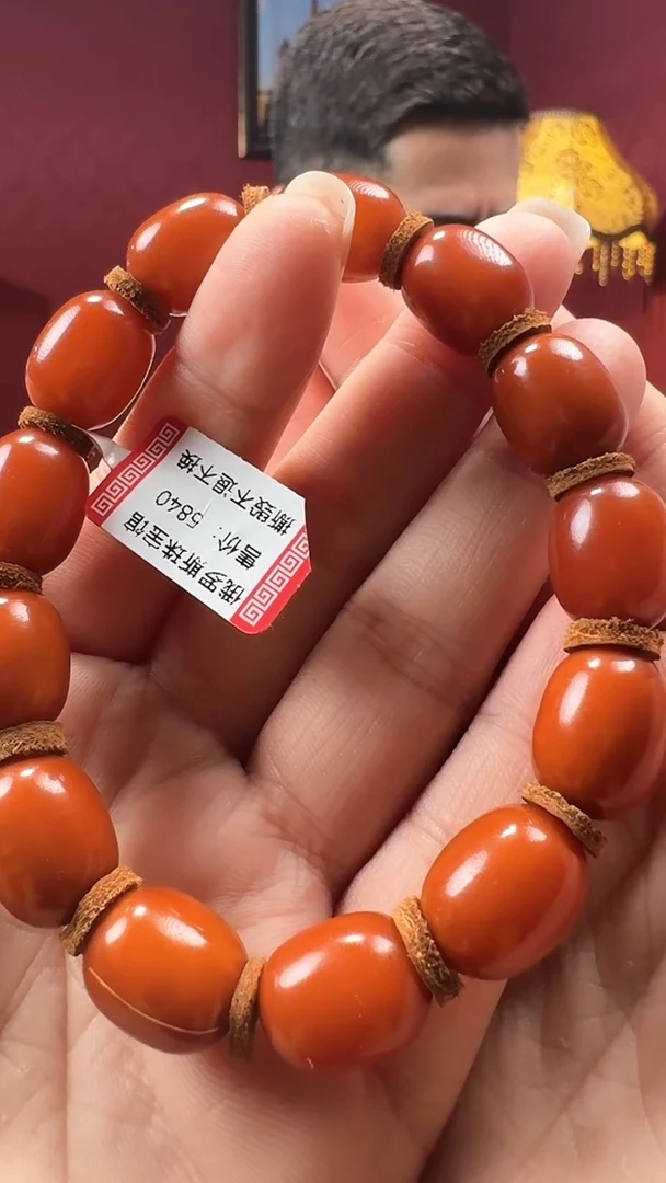 【闪购商品】琥珀手链未镶嵌1125秒拍