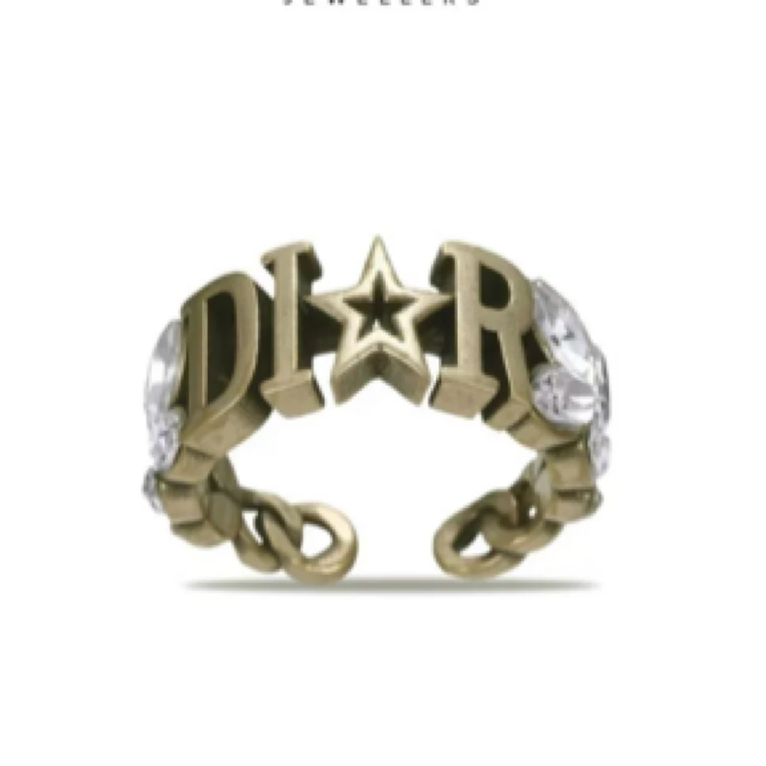 铜合金戒指 个性字母潮食指戒欧美复古戒指秋冬新款戒指女