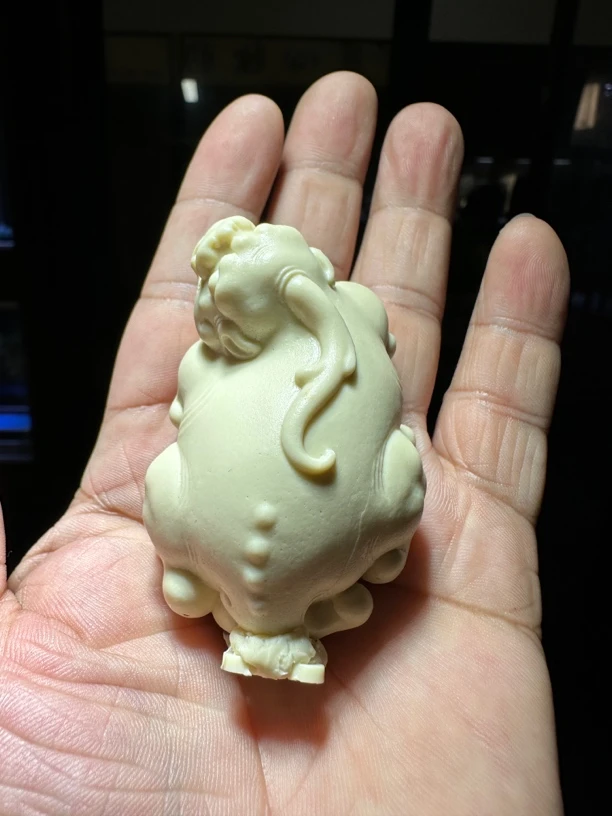 树脂立体手把貔貅，学习模型