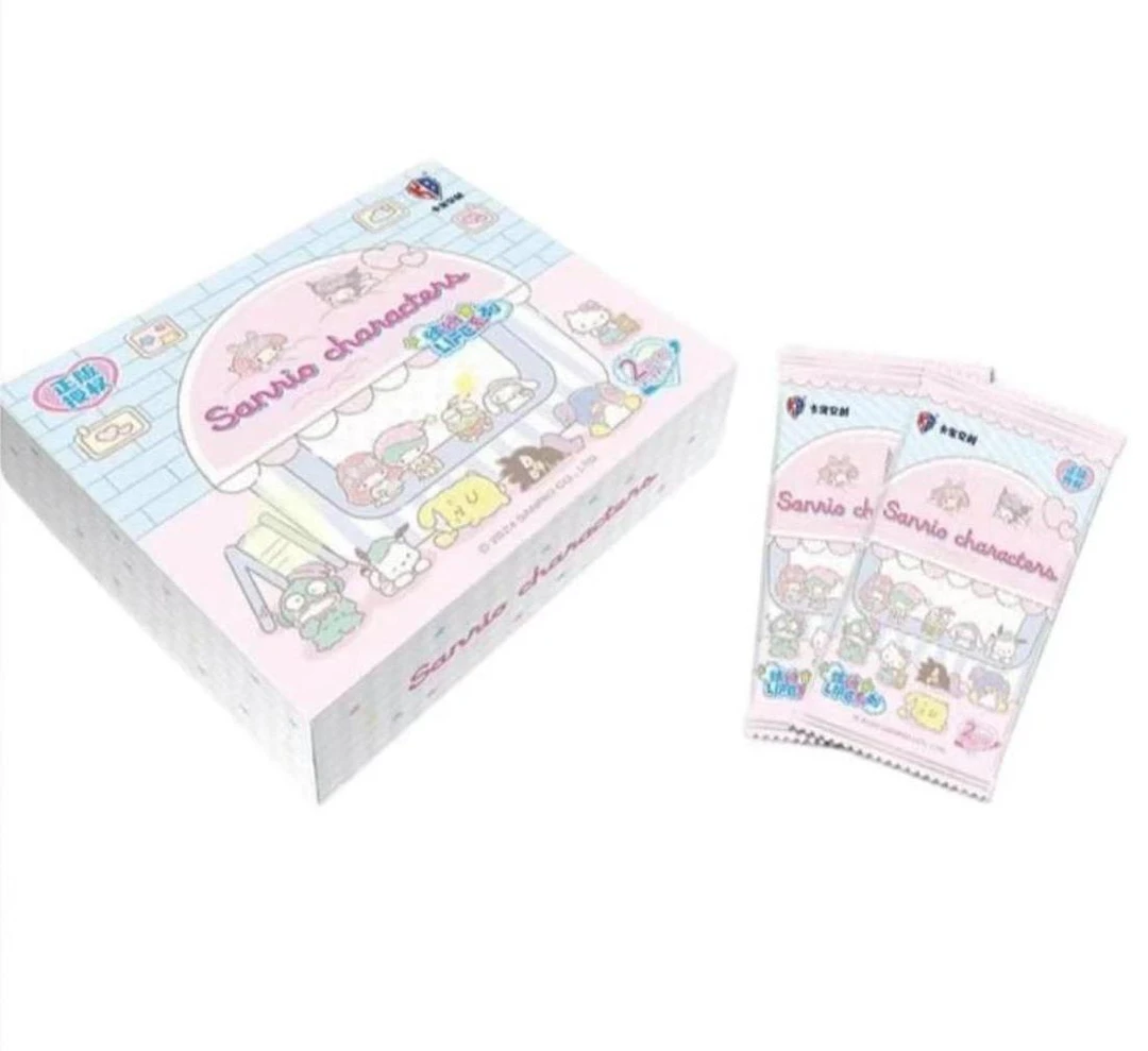 【三丽鸥 2弹 吃+叠+抓】 2米包 卡宝文创  拆卡 收藏 正版  （竹宝）