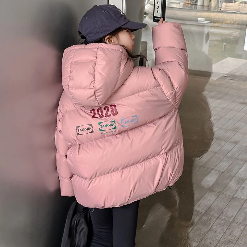 羽绒服女童冬装外套大童2024新款棉服儿童秋冬款冬季加厚棉衣