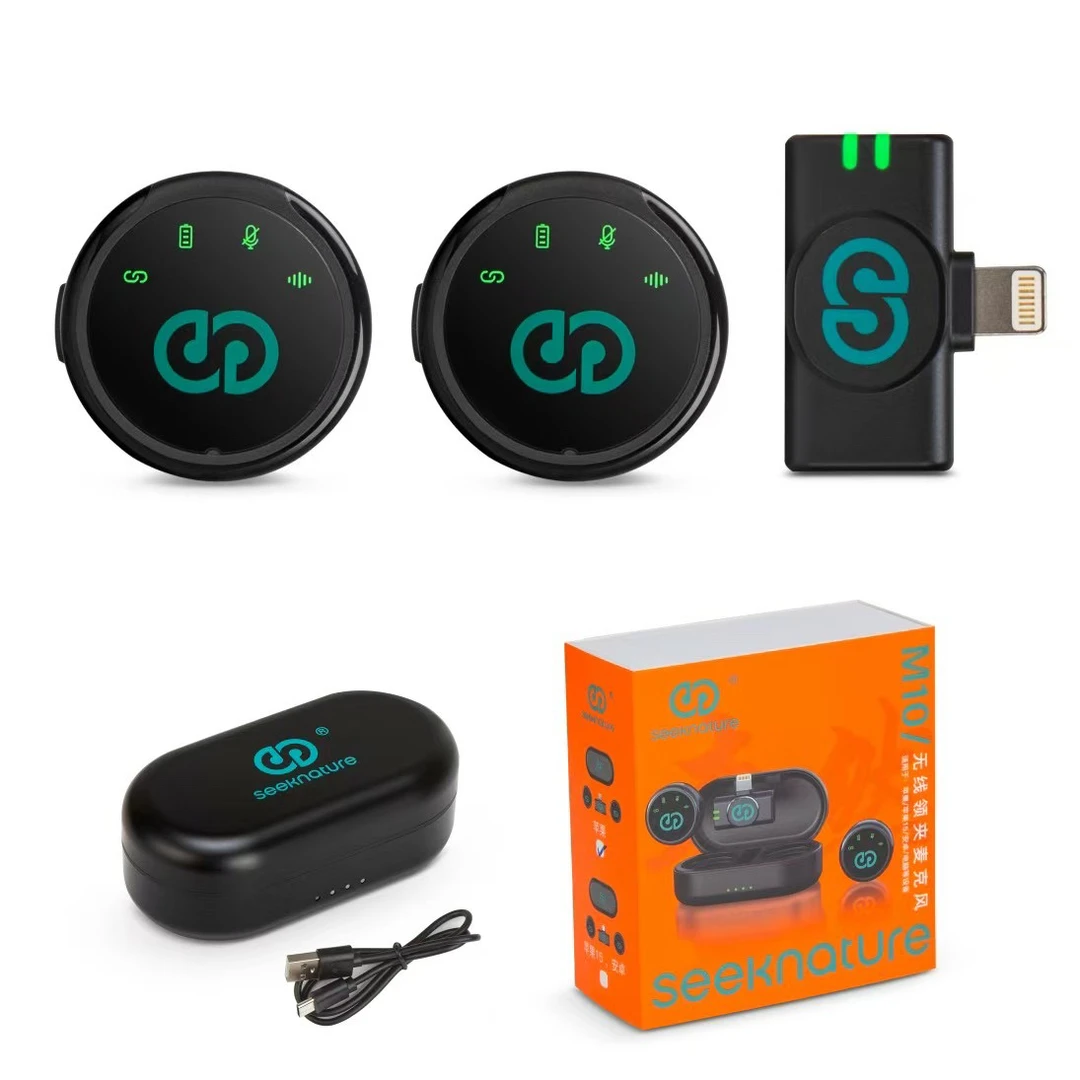 森然 M10无线领夹麦 森然P12无线领夹麦（安卓、苹果版本可选）