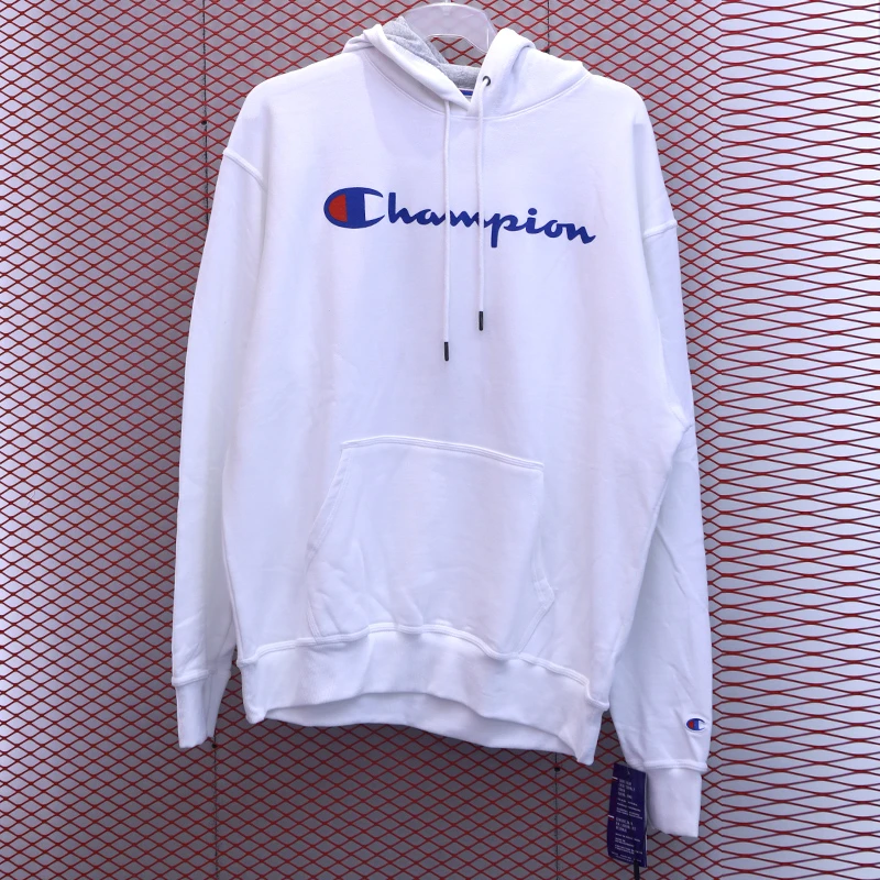 Champion冠军日版草写Logo加绒连帽休闲卫衣男女同款GF89HY06794