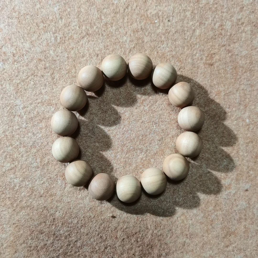 1.5规格15颗圆珠印度迈索尔正区老山檀香宠粉款