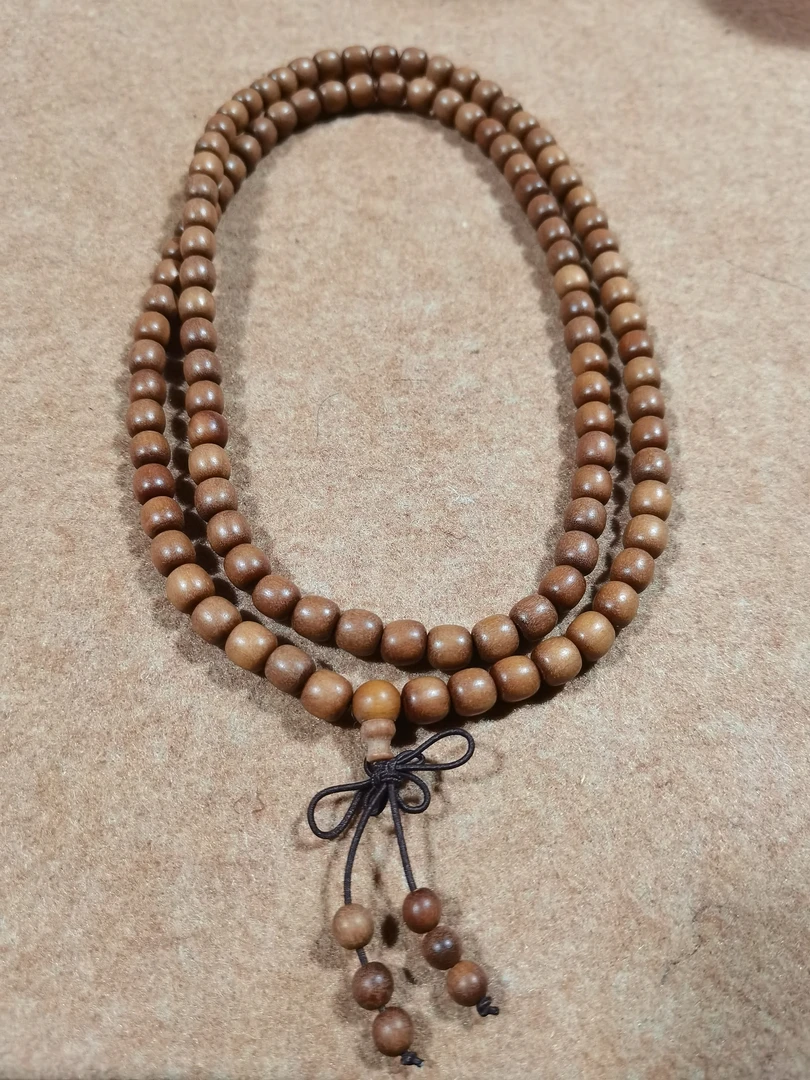 0.8规格108颗老形印尼檀香褔利款