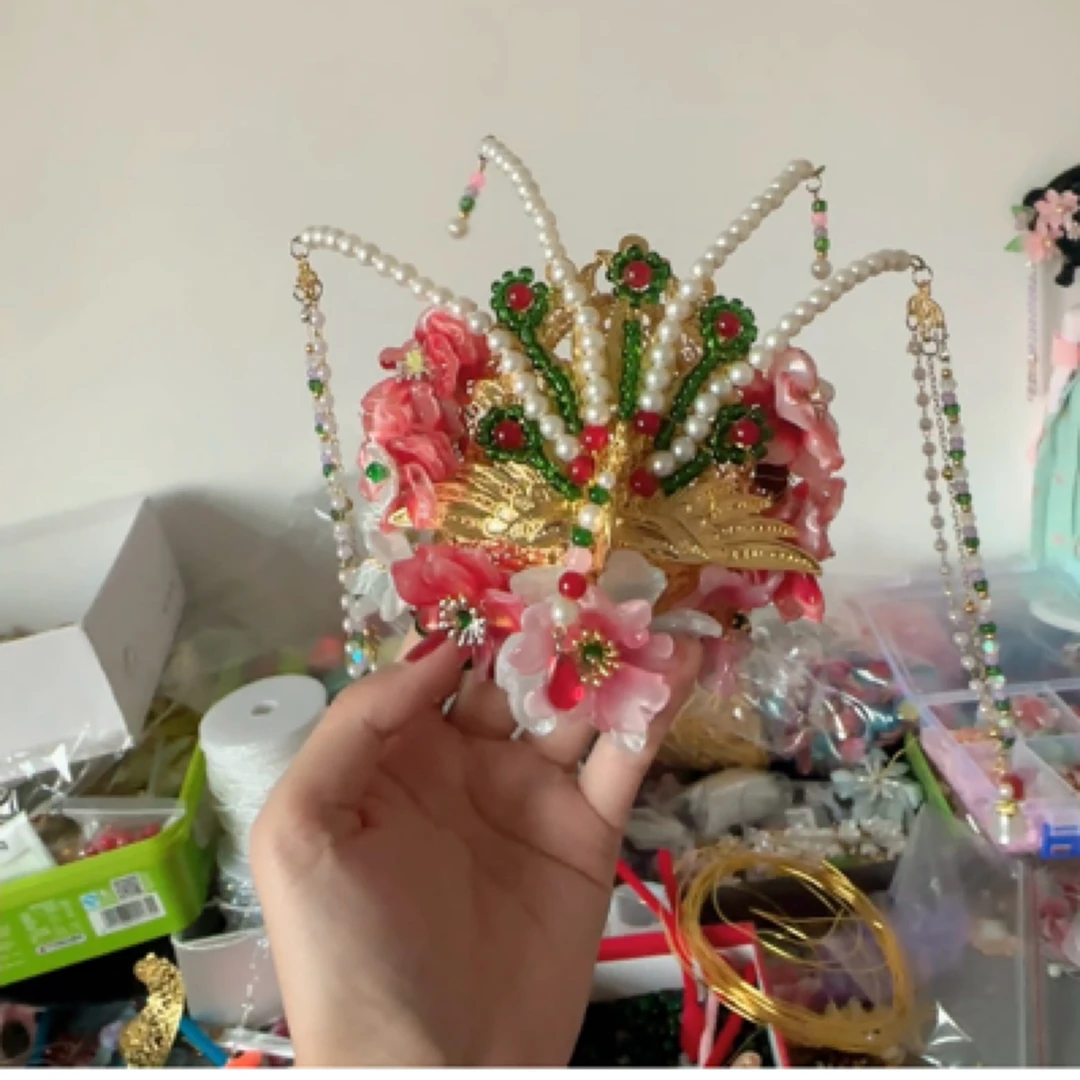 古风汉服新娘头饰套装凤冠婚嫁发饰