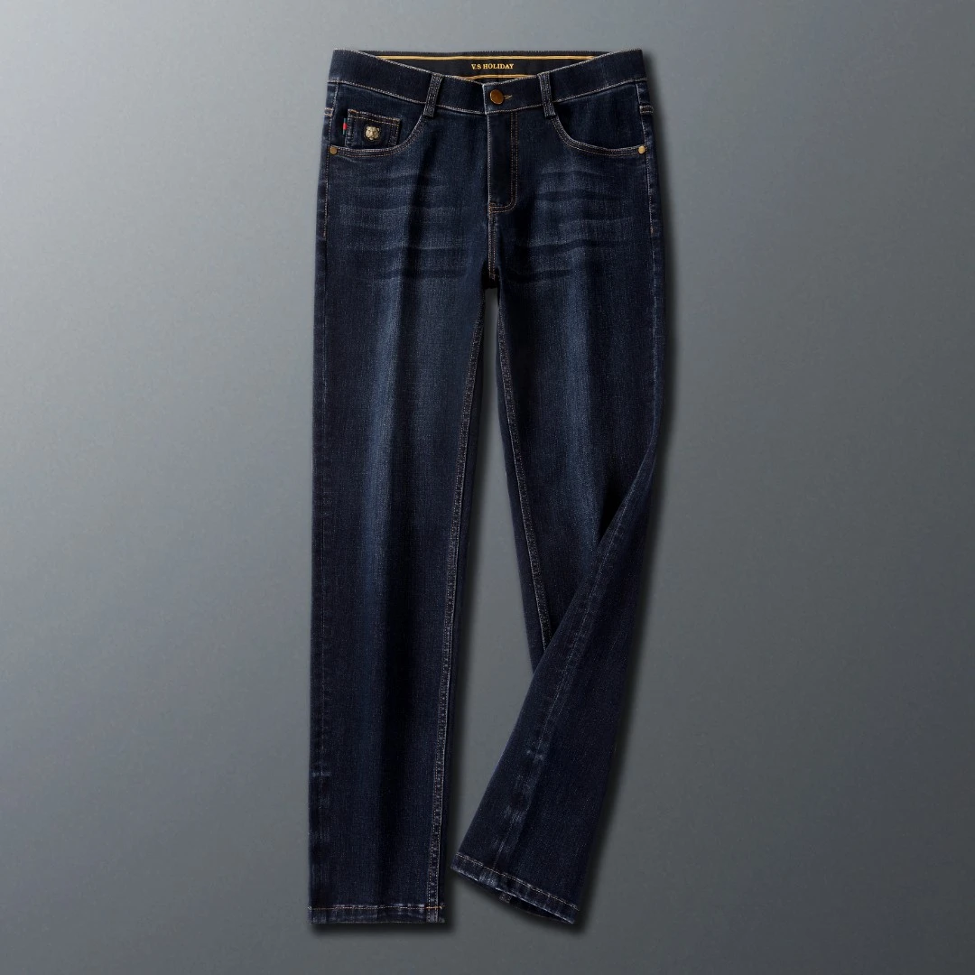 V.SHOLIDAY【秋冬虎头牛仔】秋季男士弹力柔软直舒适立体剪裁W/029