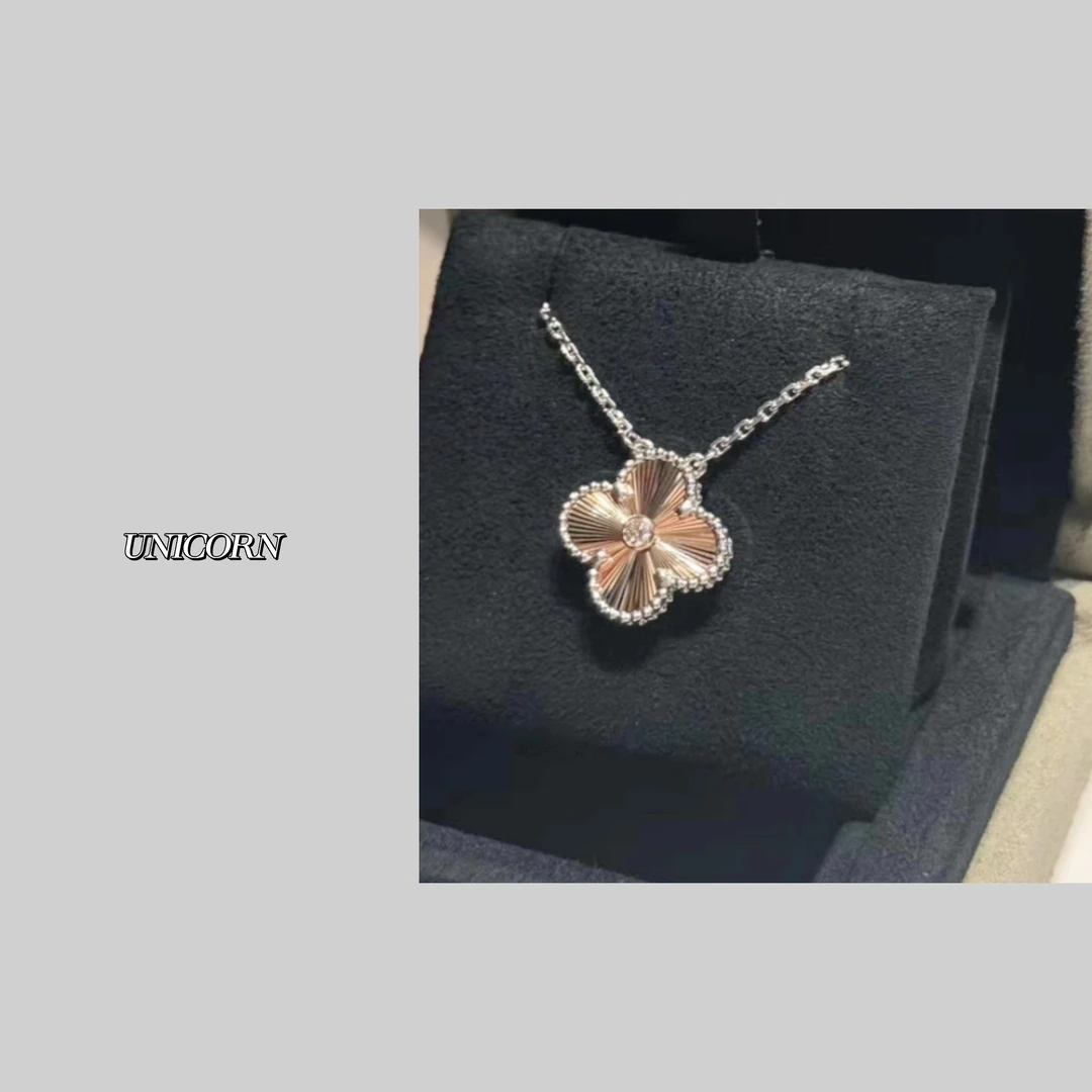 铜合金项链 【限定】大版四花撞色项链/手链JS0492-6/SS0089-12