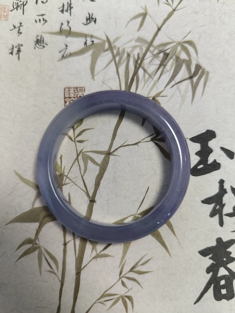 W570缅甸紫罗兰翡翠手镯