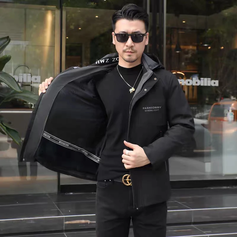 男士 冬季保暖 爆单款派克服 （活里和面可拆卸）