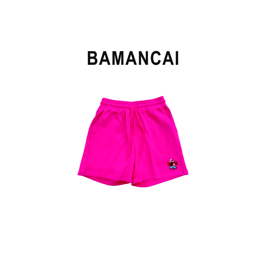 FENG【大力士短裤】夏季新款 简约纯色百搭休闲短裤