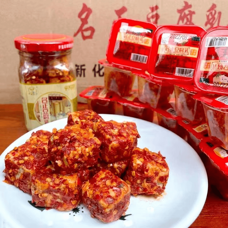 豆腐乳湖南特产果冻杯装无油腐乳农家霉豆腐乳下饭菜独立包装食品