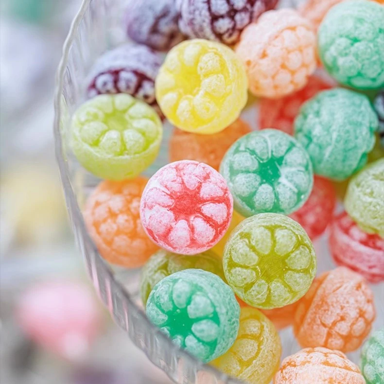 花瓣糖维C树莓水果糖果汁硬糖结婚喜糖独立包装什锦糖果年货糖果