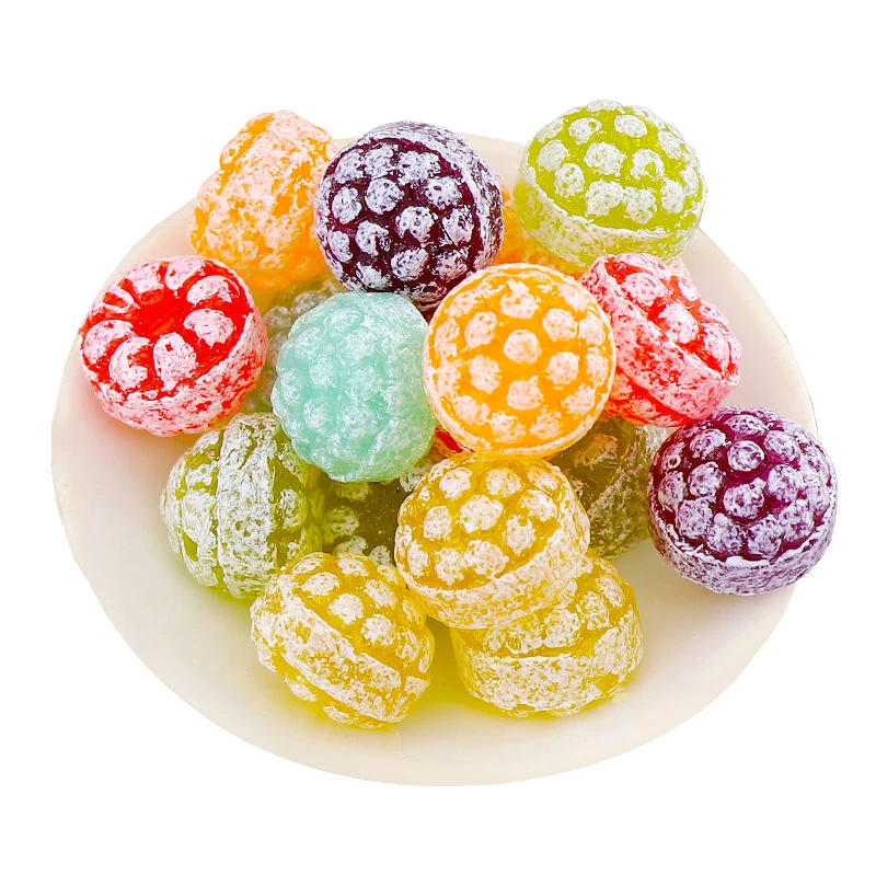 高颜值花瓣水果硬糖儿童小零食什锦混合糖果结婚喜糖年货糖果批发