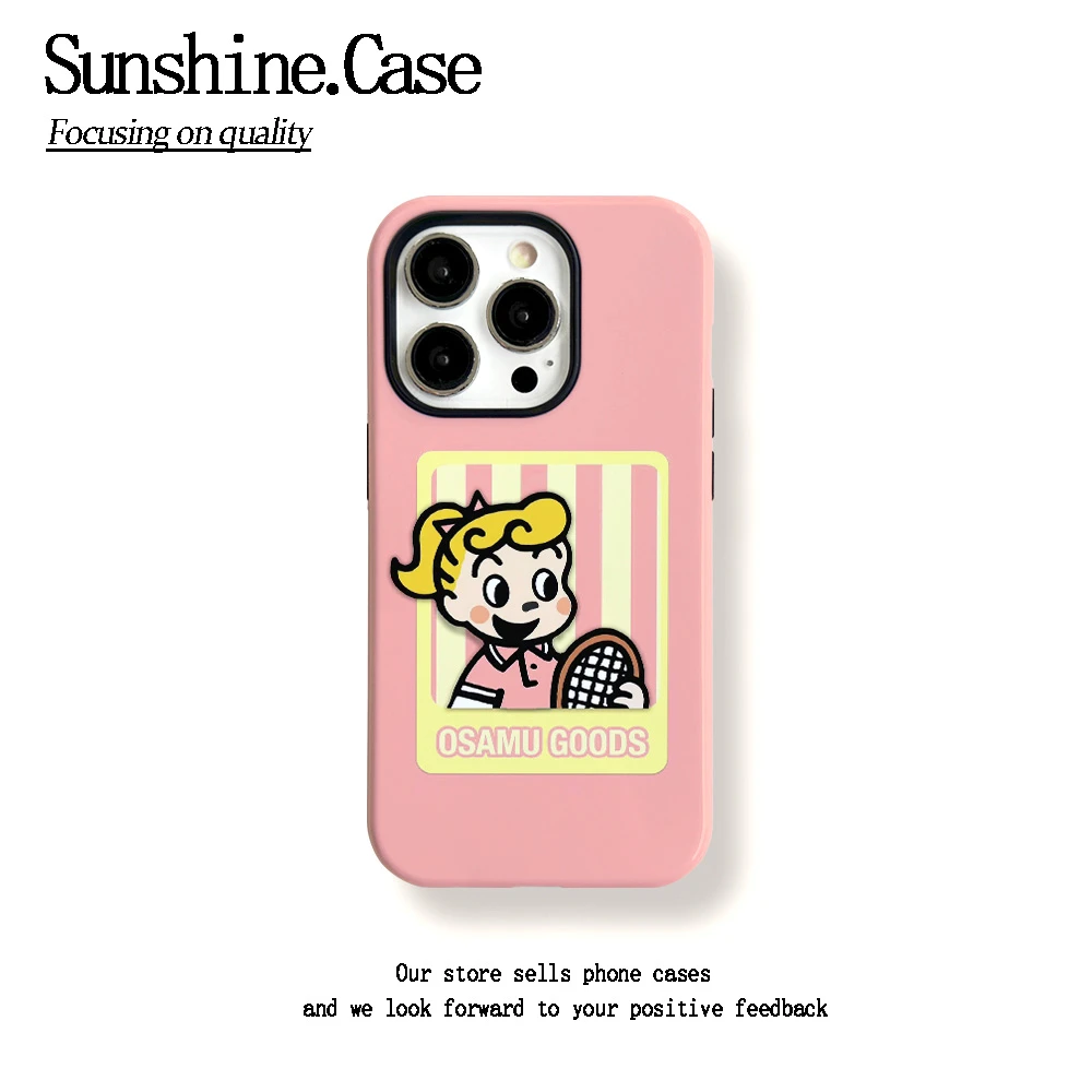 菲林二合一适用苹果华为vivo小米oppo手机壳网球女孩15PRO/14