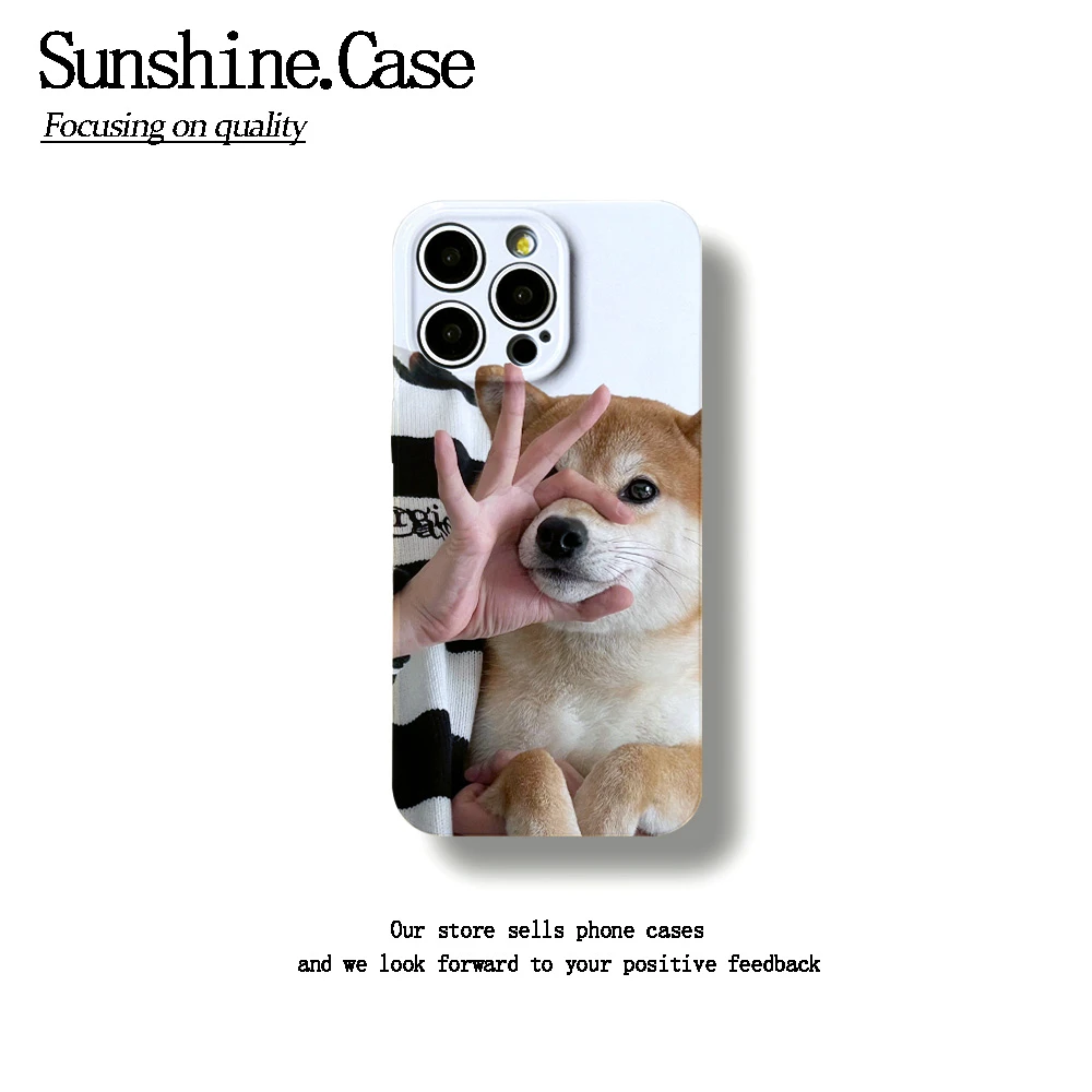 ok柴犬菲林软壳适用于苹果华为vivo小米oppo一加防摔手机壳