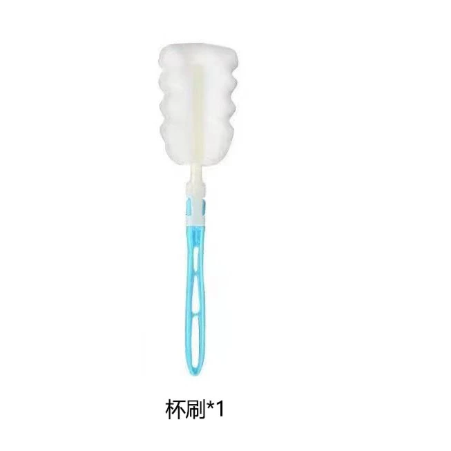 艾可思可爱简约清洗海绵杯刷一支奶瓶水杯便携家用