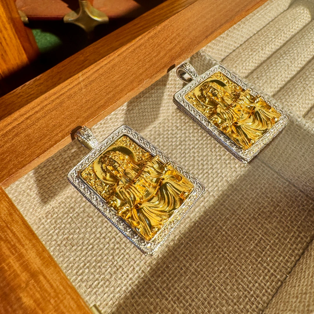 吊坠925银 小号五爷牌吊坠女纯银s925银饰