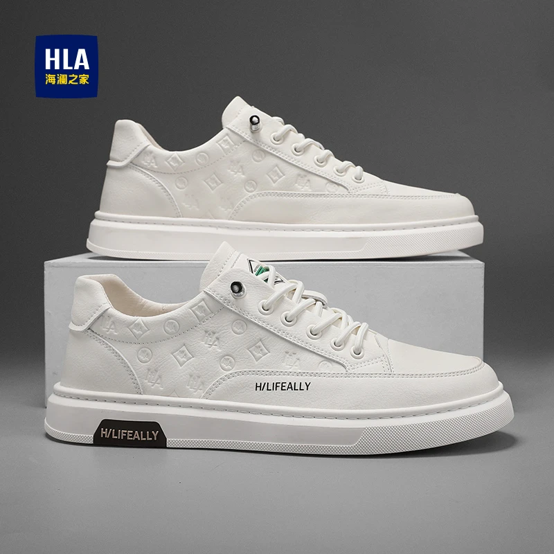 海澜之家男鞋春季新款潮流百搭轻便休闲小白板鞋男士防滑耐磨潮鞋