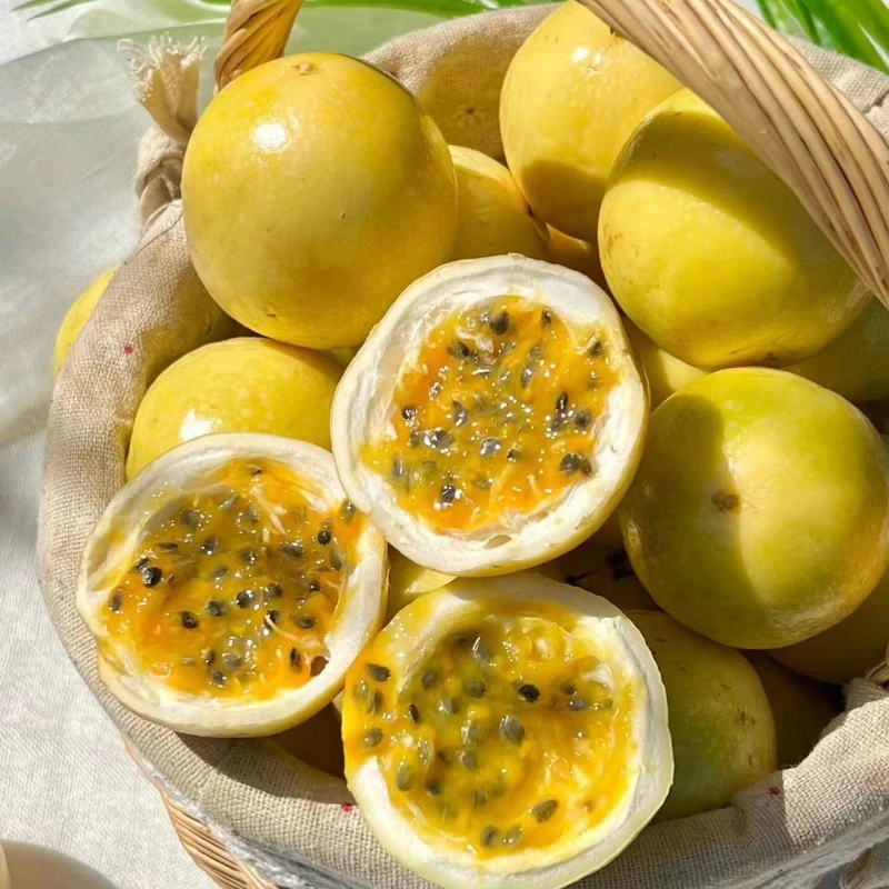 【绿野大叔】甄甜黄金百香果香甜多汁2斤分装-顺丰