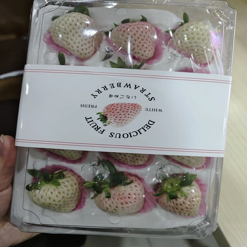 【绿野大叔】新鲜水果淡雪莓莓单盒9-12个装-单盒约250g-1盒/2盒装
