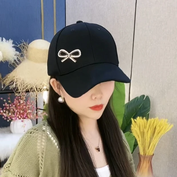 帽子女夏透气休闲高级感鸭舌帽时尚韩版潮款棒球帽百搭显脸小