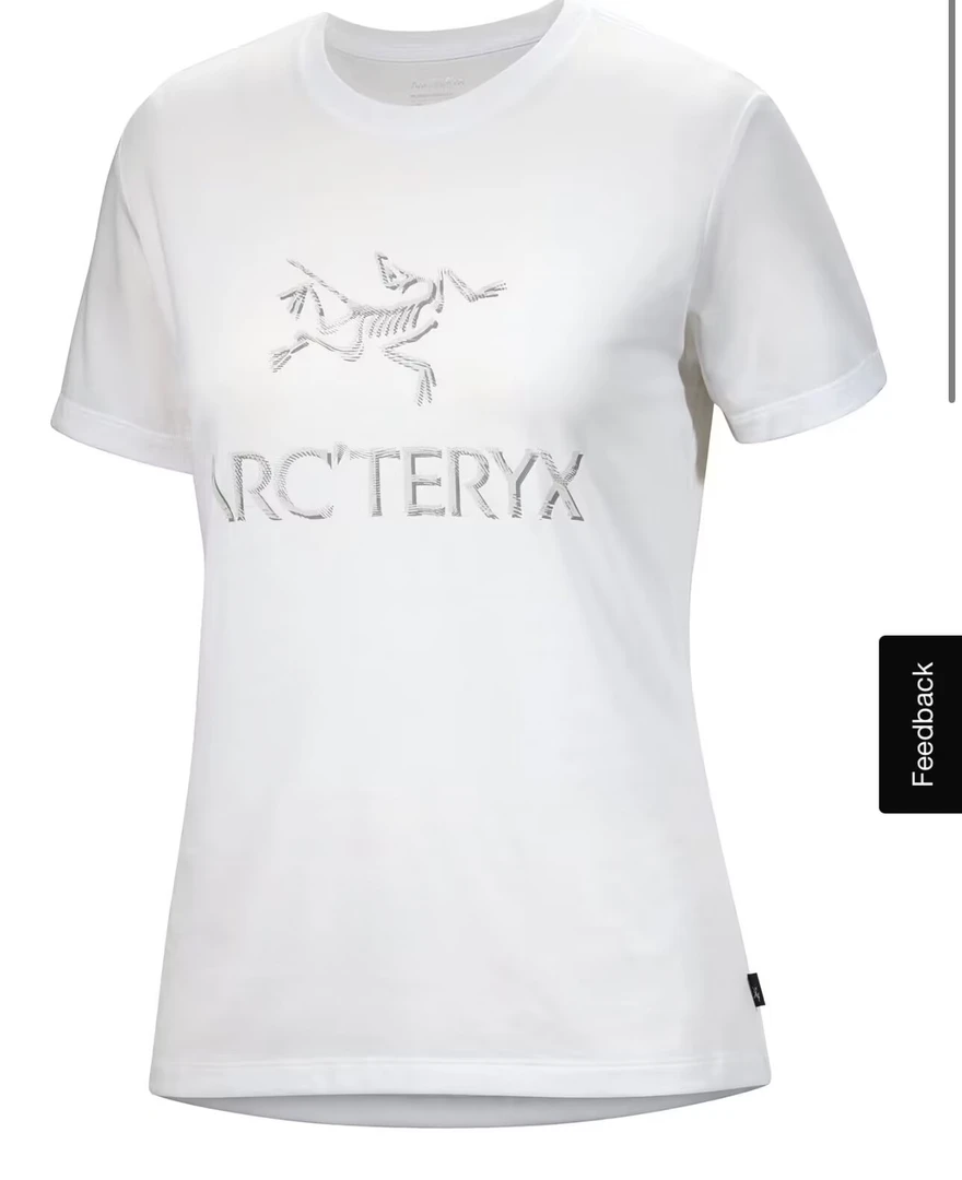 ARC'TERYX/始祖鸟【国现】女款ARC WORD 胸前重影大标棉短袖