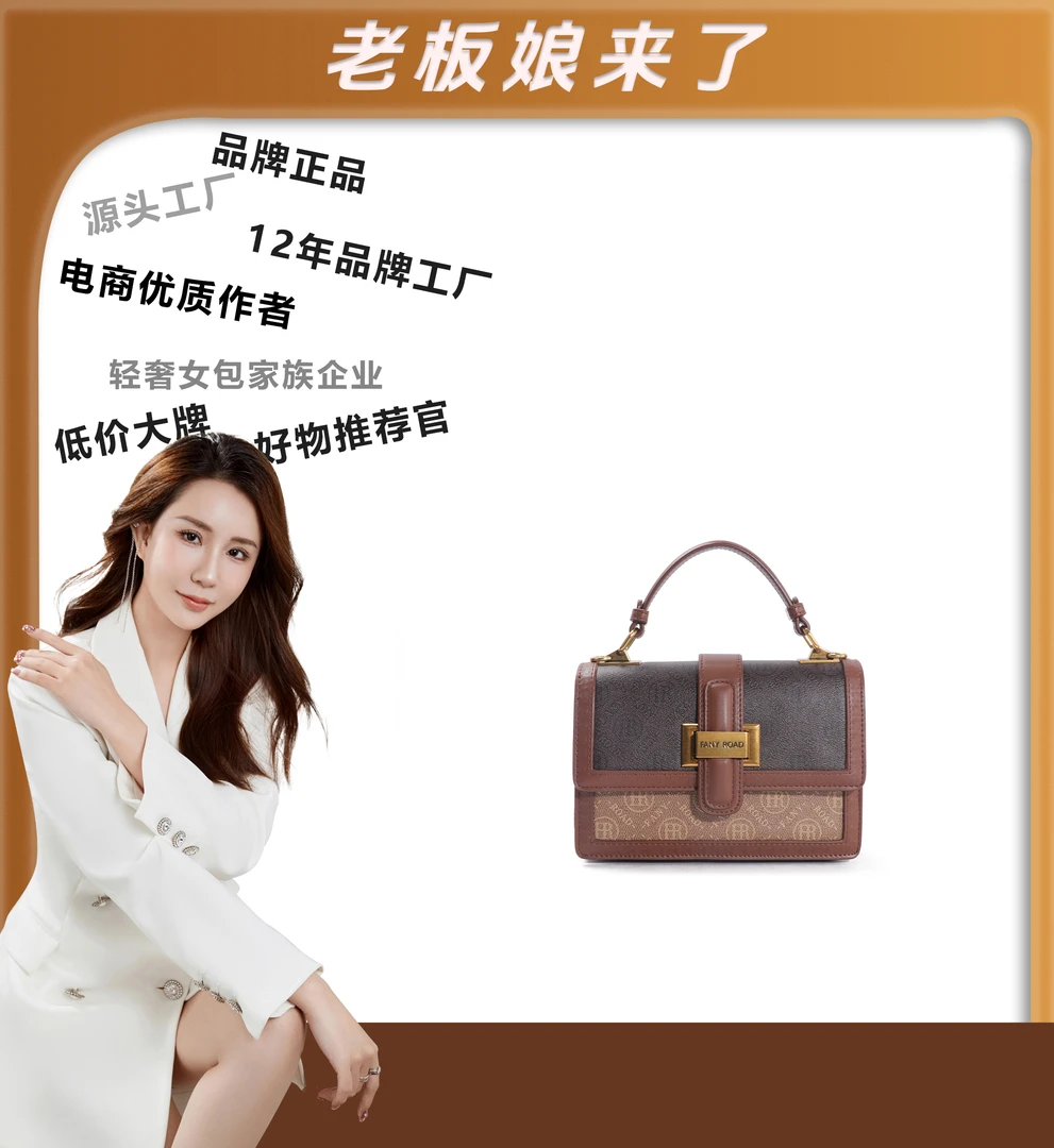 2024年包包经典时尚百搭高档气质优质女包JY486-棕色