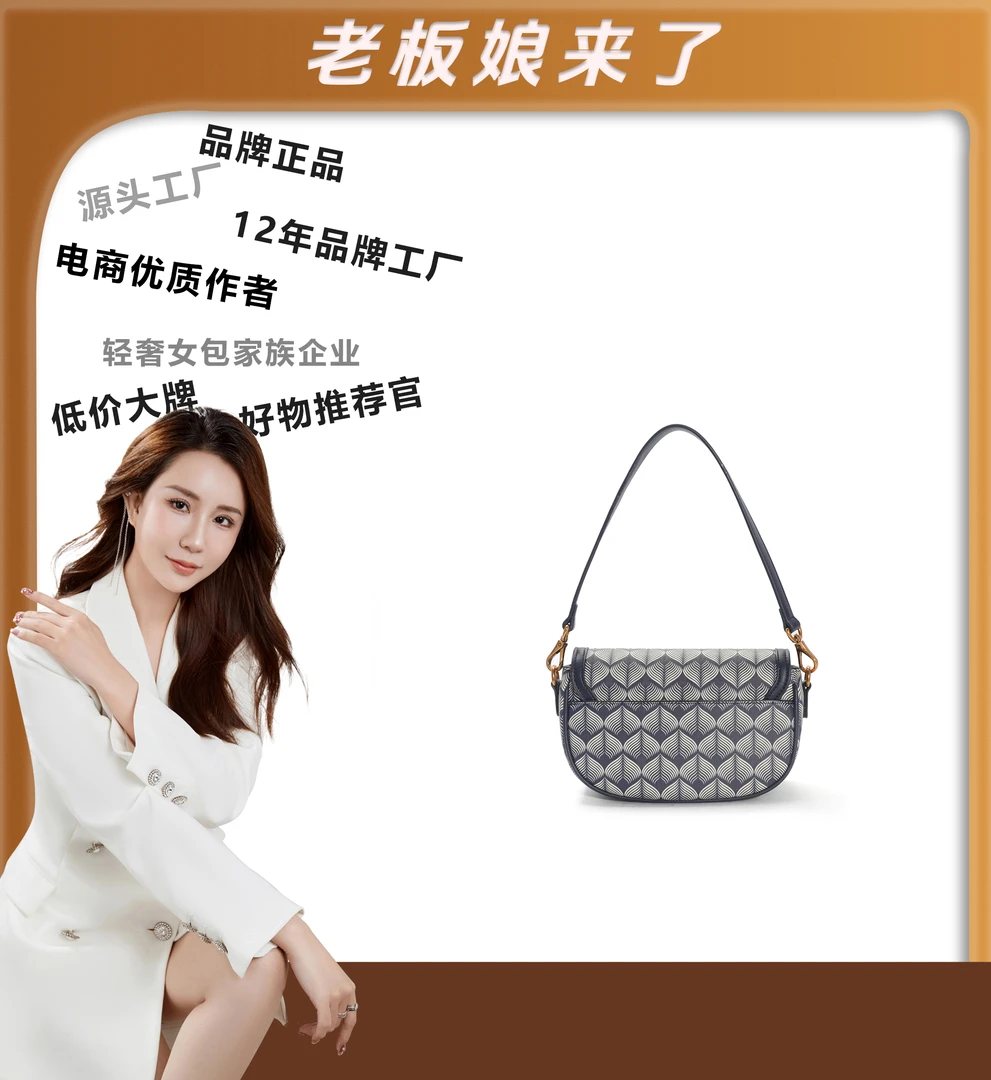 2024年包包经典时尚百搭简约小众轻奢休闲深蓝色女包JY234-深蓝色